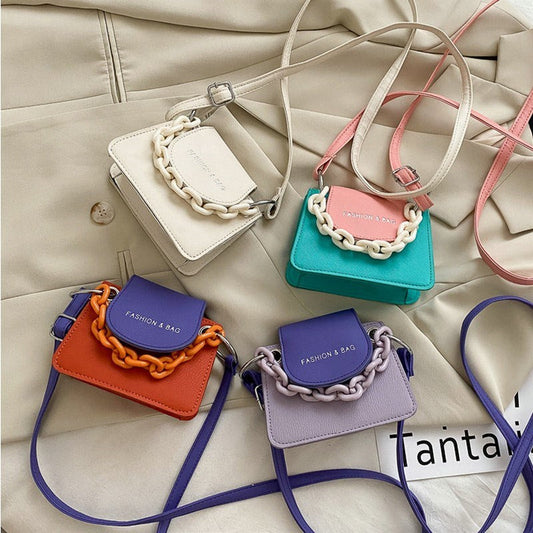 Candy Color Mini Shoulder Bag