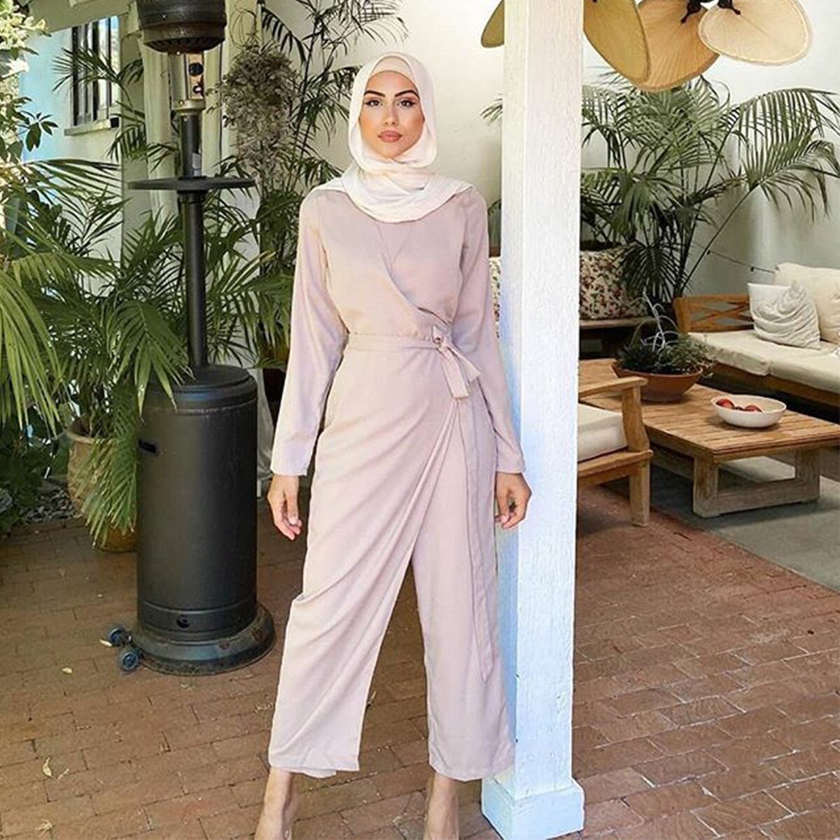 Wide Leg Jumpsuit Women Kaftan