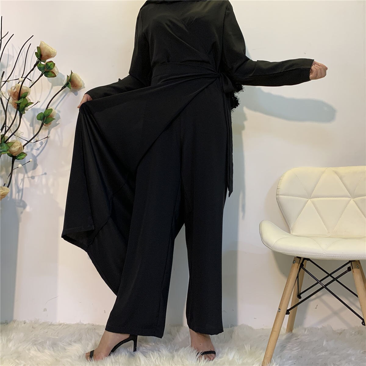 Wide Leg Jumpsuit Women Kaftan