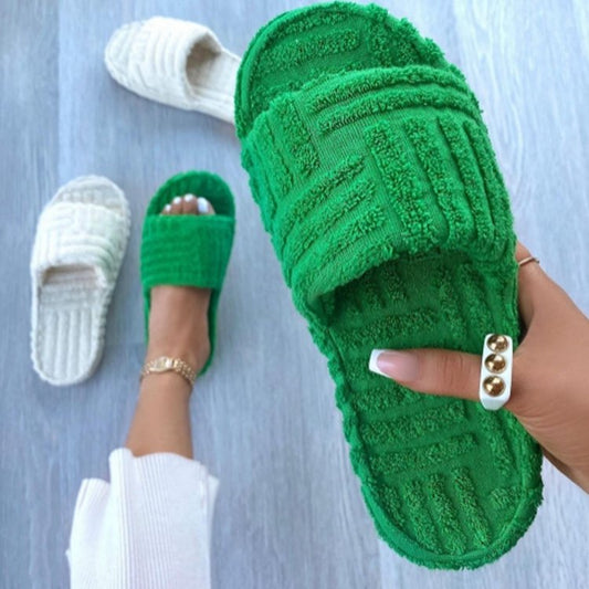 Faux Fur Summer slippers