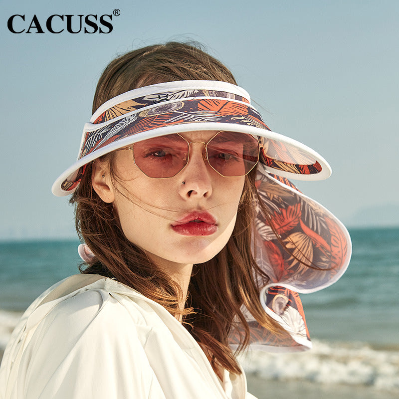 Ultraviolet large shadow caps spring and summer women's hats