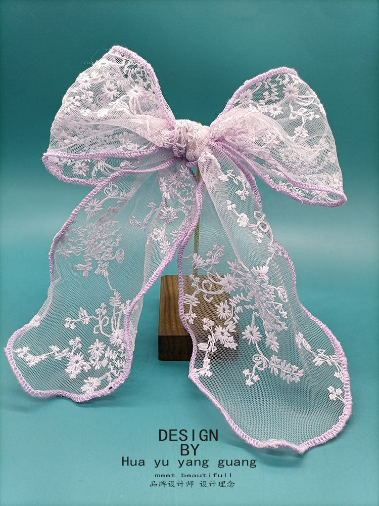 Fairy lace bow hair