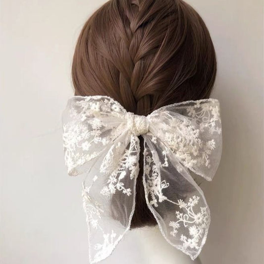 Fairy lace bow hair