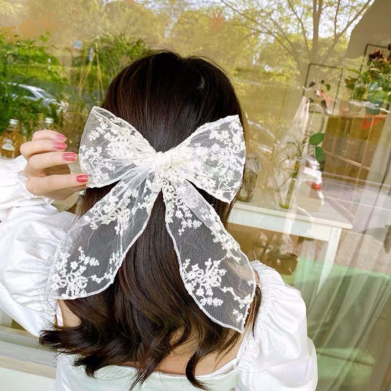 Fairy lace bow hair