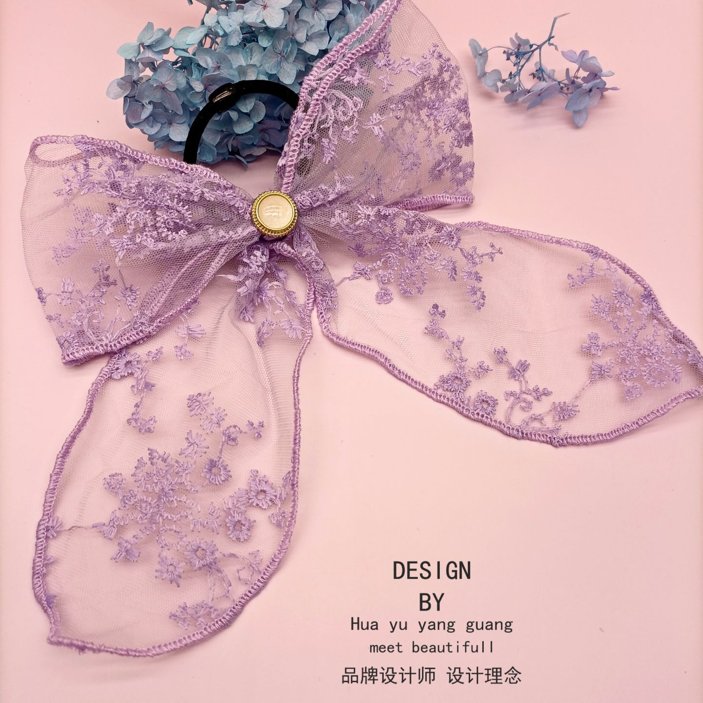 Fairy lace bow hair