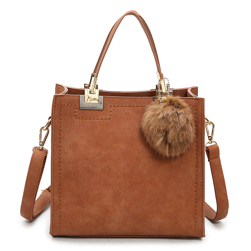 Furrball bag matte portable shoulder bag