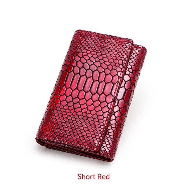 Marque de luxe pochette pour femmes portefeuilles en cuir véritable motif de serpent impression longue porte-monnaie femme cellule sac porte téléphone Dollar prix