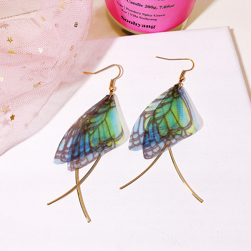 Butterfly wings earrings