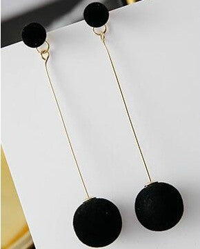 New Ball Ball Ball Two Geometric Multi-color Earrings