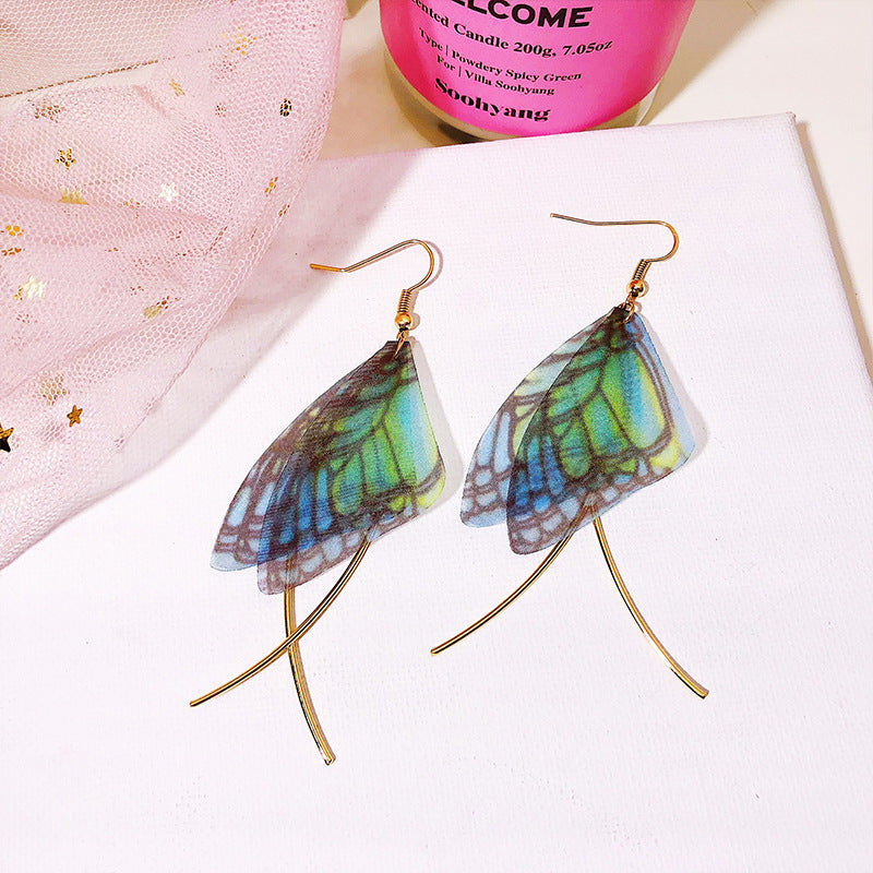 Butterfly wings earrings