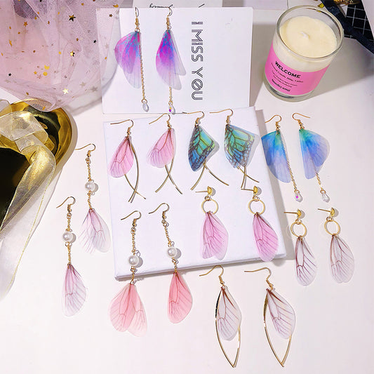 Butterfly wings earrings