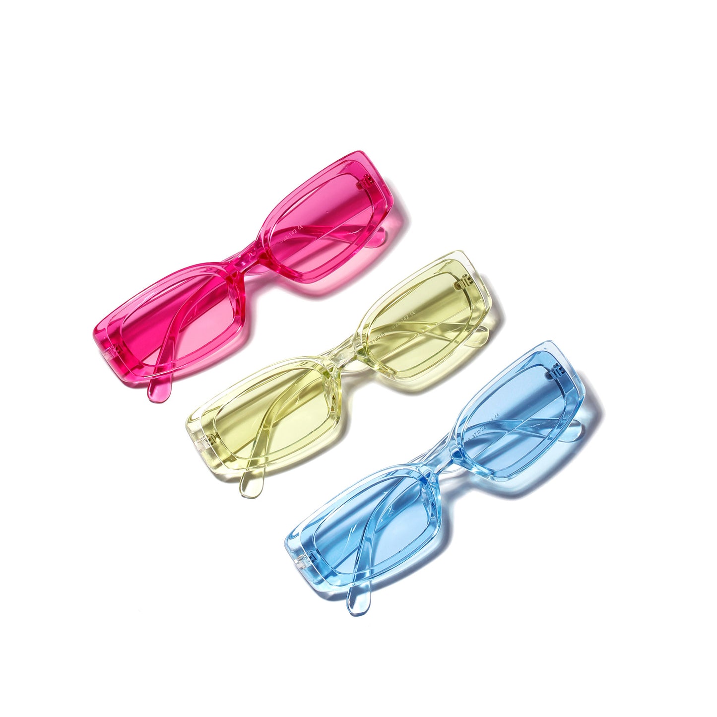 candy color square sunglasses female