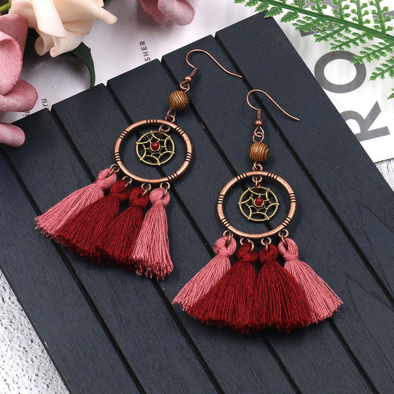 Bohemian quality sod earrings long