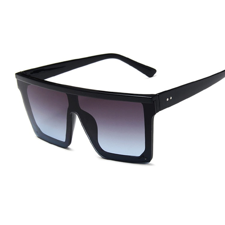 Luxury Brand Square Sunglasses Oversize