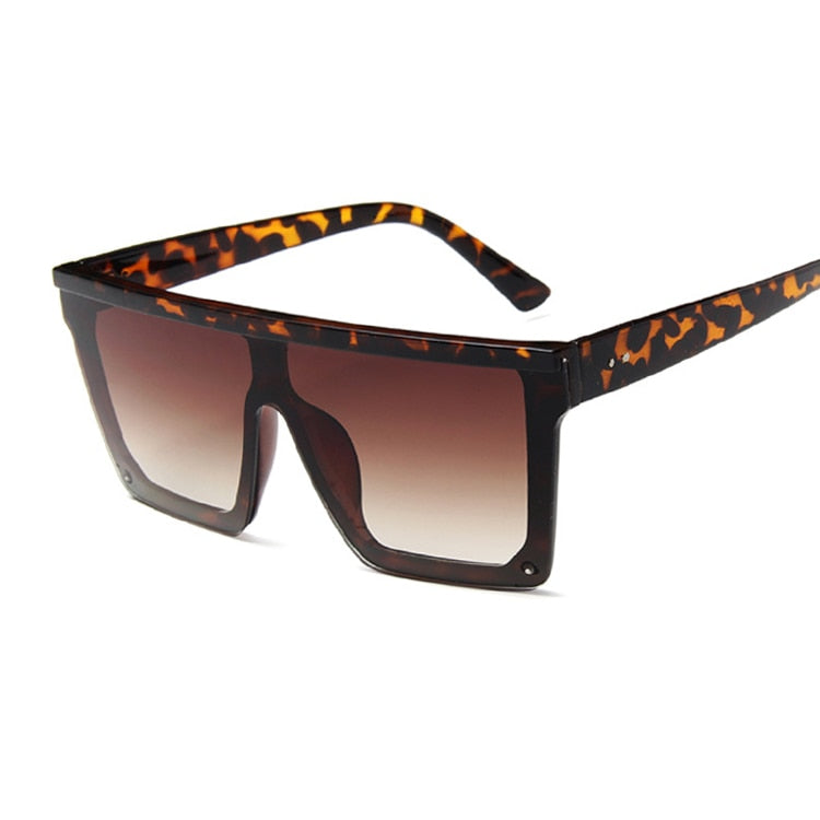 Luxury Brand Square Sunglasses Oversize