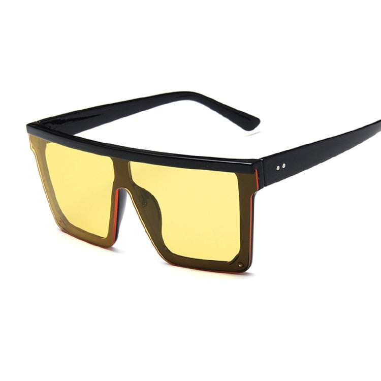 Luxury Brand Square Sunglasses Oversize