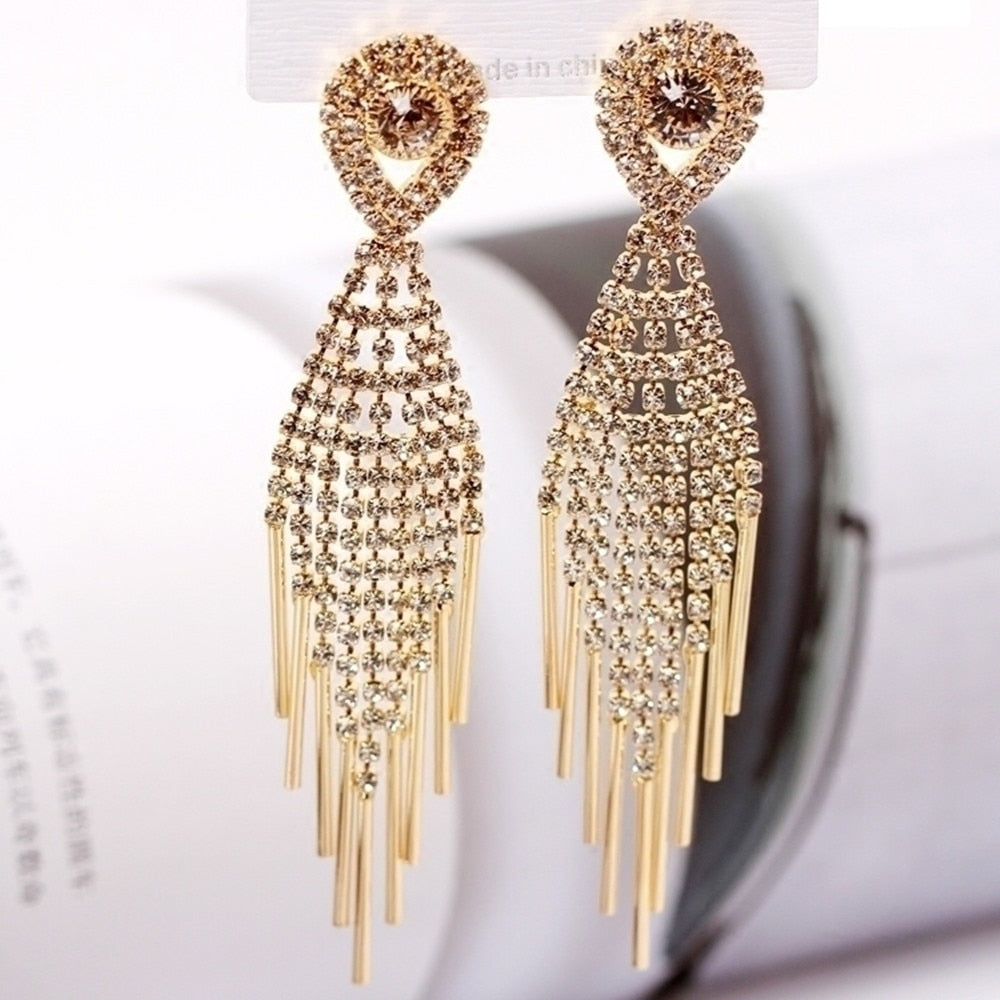 Zircon earrings for women light luxury