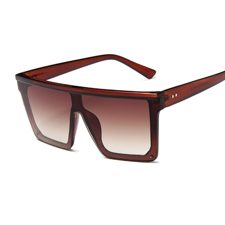 Luxury Brand Square Sunglasses Oversize