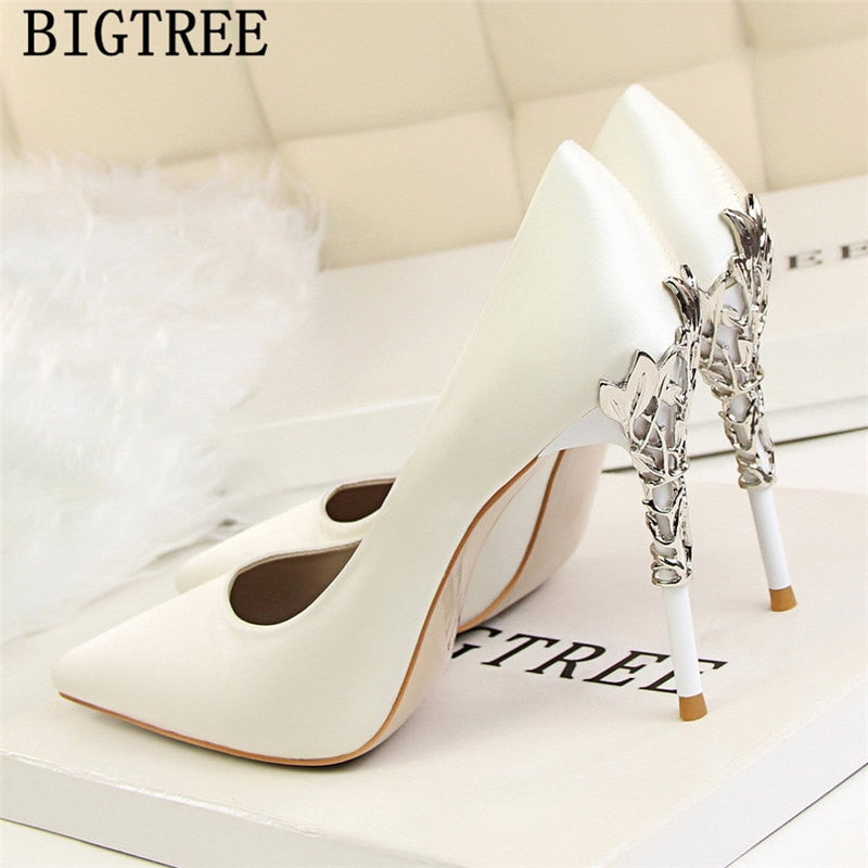 Women High Heels Dress Shoes Women Black Heels Bigtree Shoes