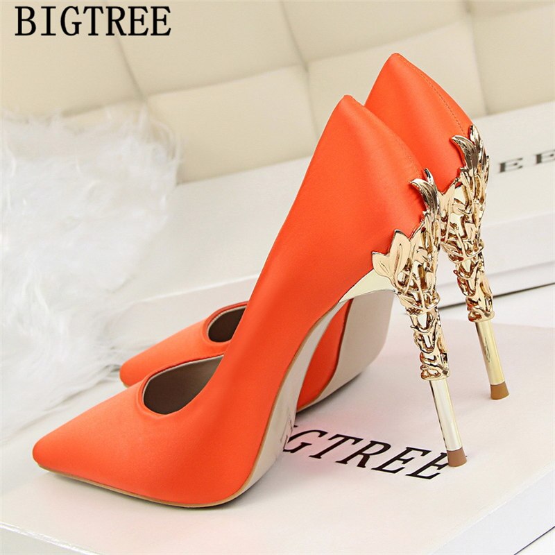 Women High Heels Dress Shoes Women Black Heels Bigtree Shoes