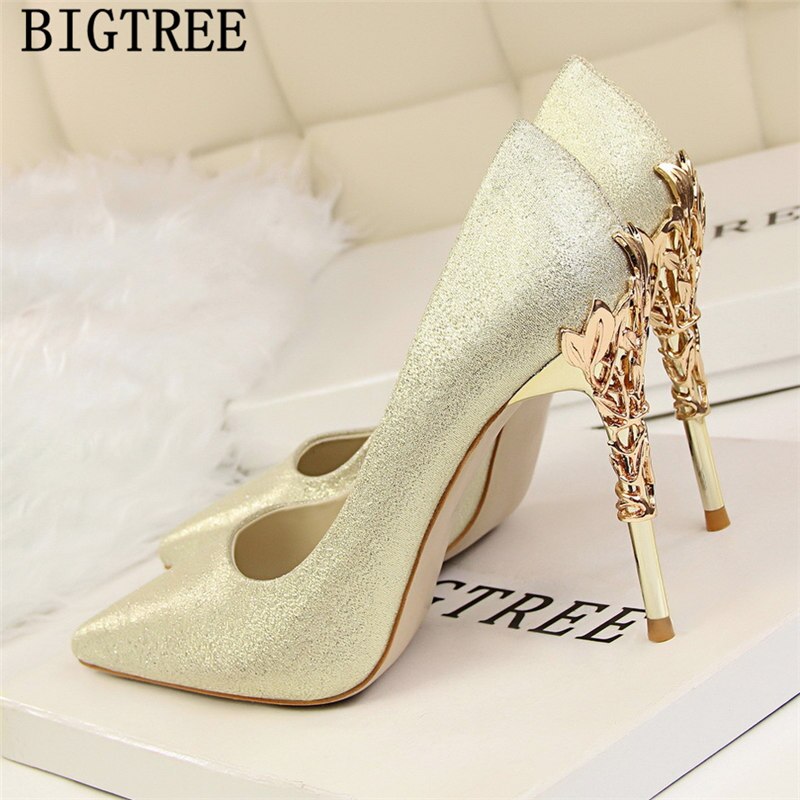 Women High Heels Dress Shoes Women Black Heels Bigtree Shoes