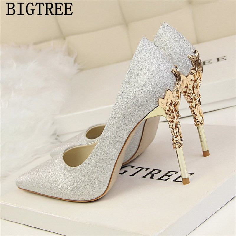 Women High Heels Dress Shoes Women Black Heels Bigtree Shoes