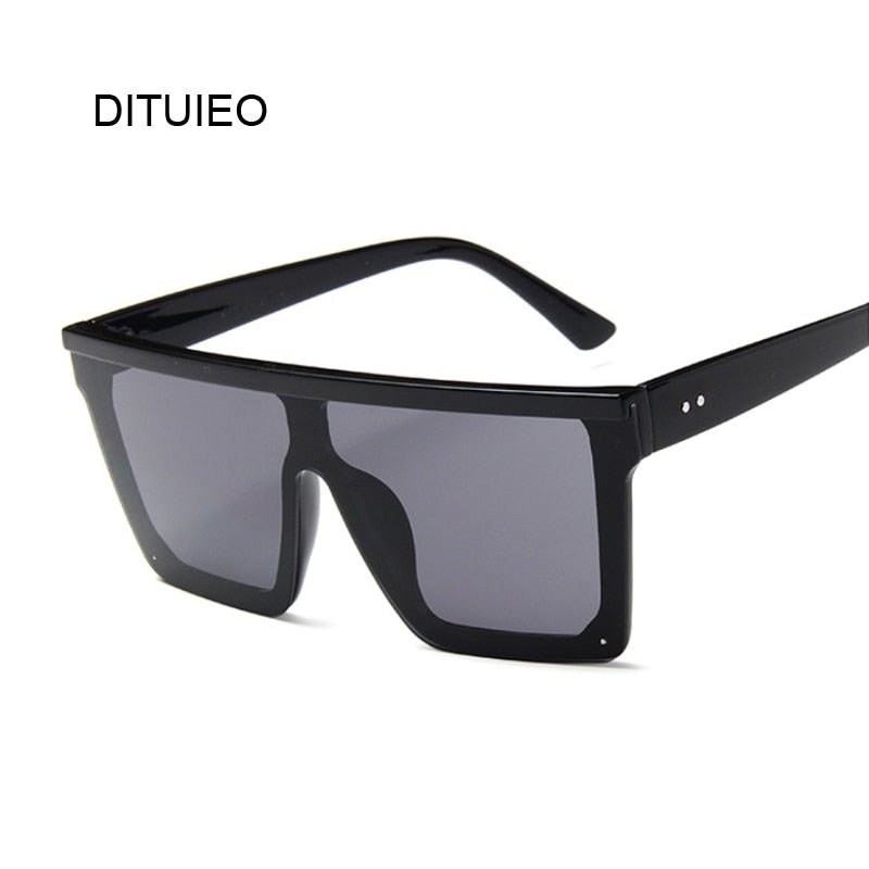 Luxury Brand Square Sunglasses Oversize