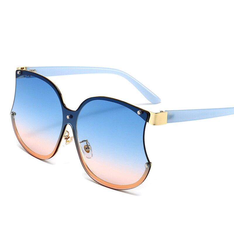 Rimless UV400 Gradient Sunglasses