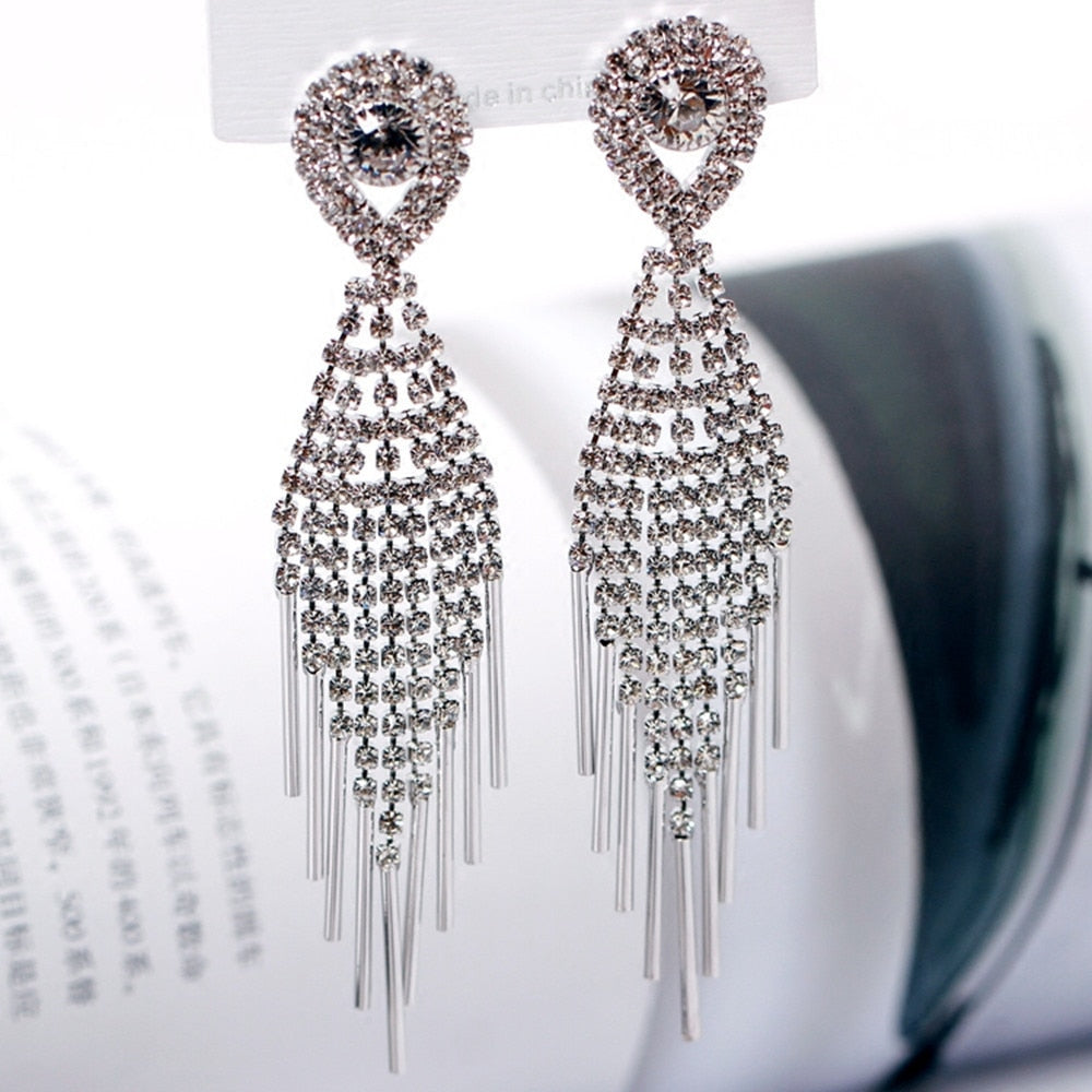 Zircon earrings for women light luxury