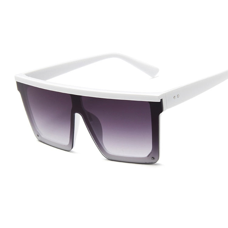 Luxury Brand Square Sunglasses Oversize