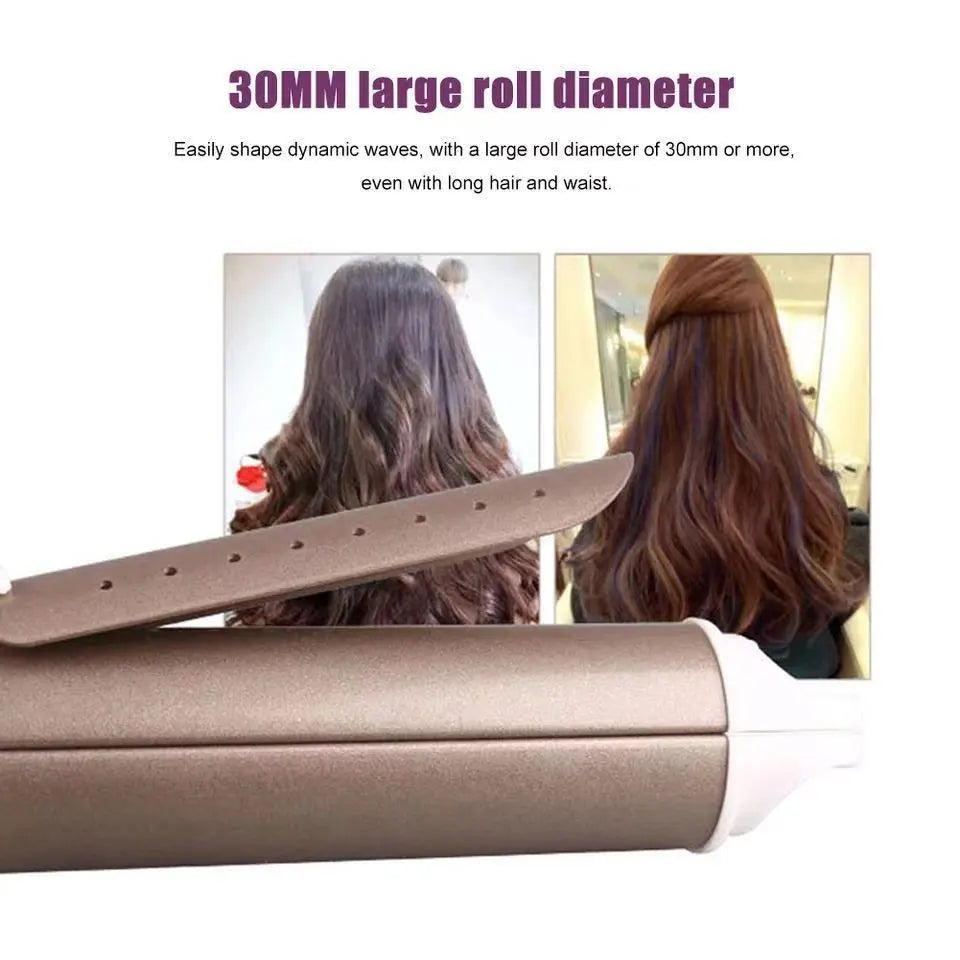 Hair Straightener And Curler Large Volume