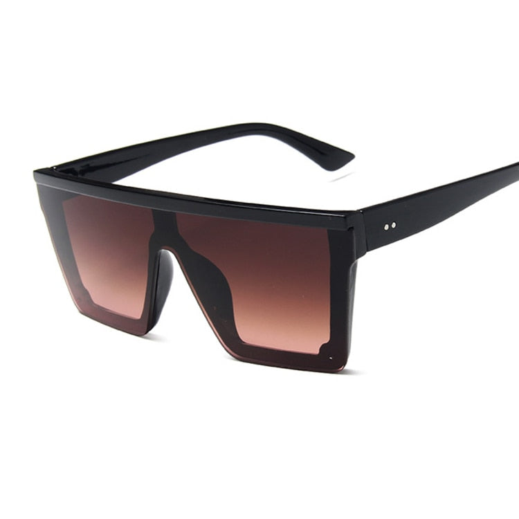 Luxury Brand Square Sunglasses Oversize