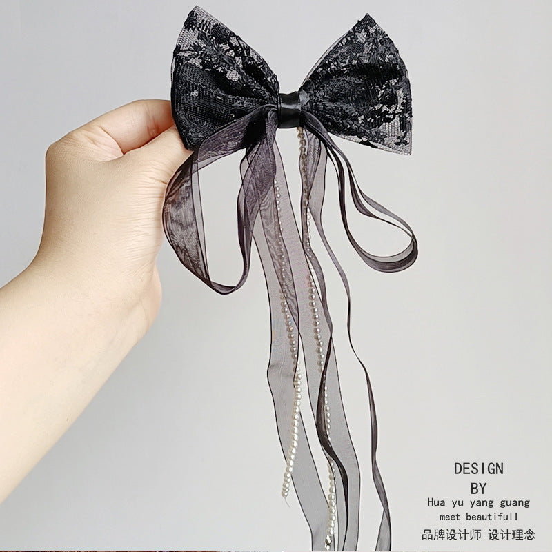 Fairy lace bow hair