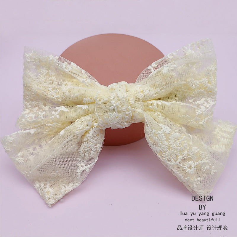 Fairy lace bow hair