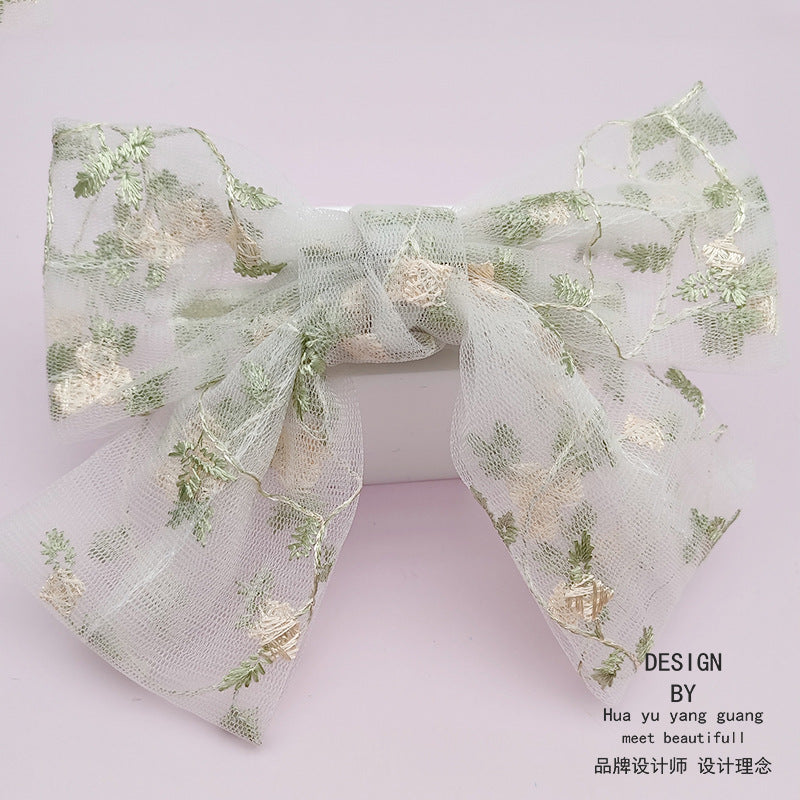 Fairy lace bow hair