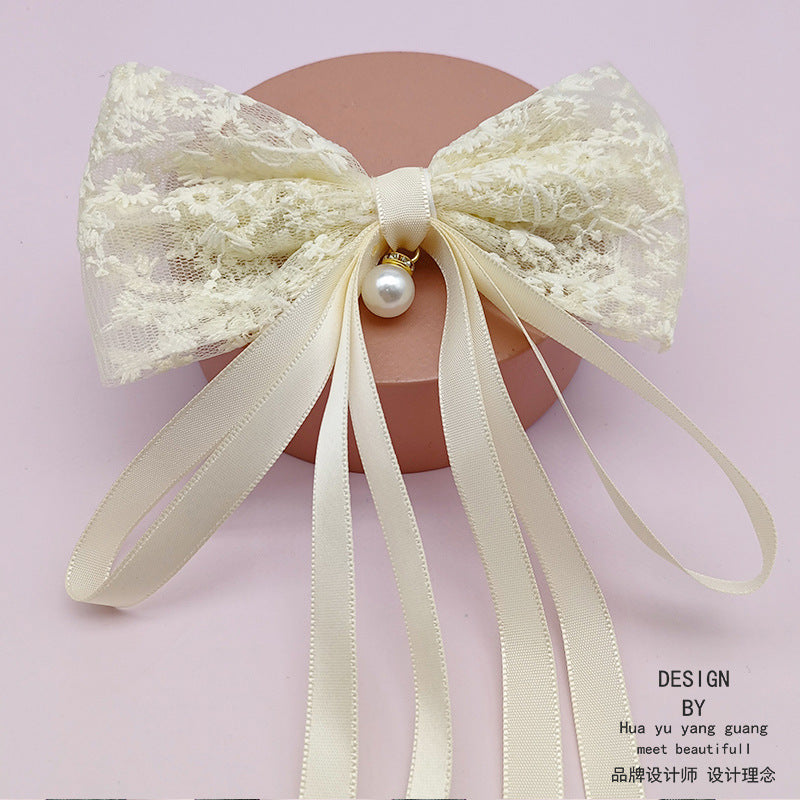 Fairy lace bow hair