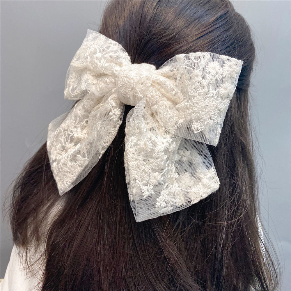 Fairy lace bow hair