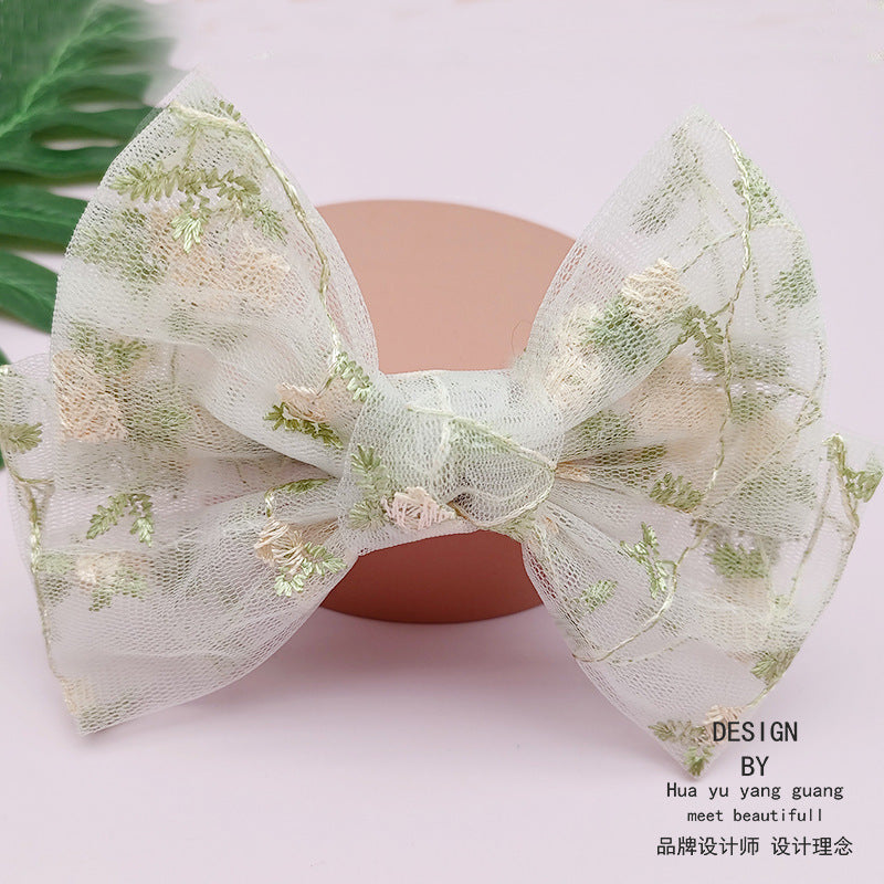 Fairy lace bow hair