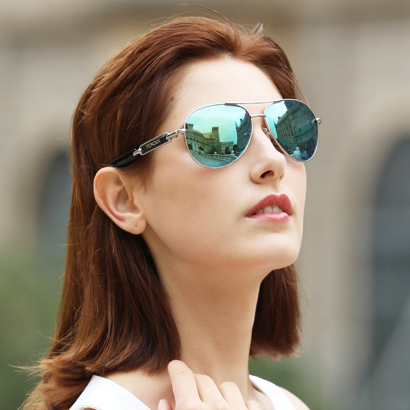 Female summer anti-UV sunglasses