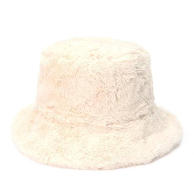 @GuyGuinivere — Y2K Faux Fur Bucket Hat